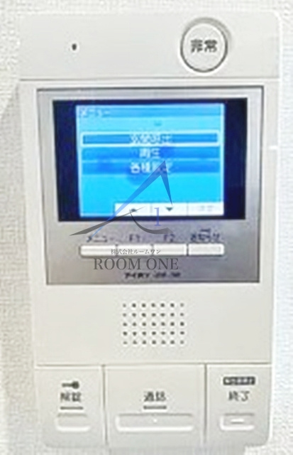 カーサシンセラーのセキュリティ|モニター付きインターホンです。
