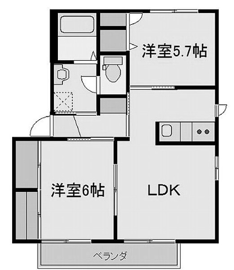 【間取り】 | アスナロB