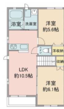 メゾンカンパニュールB棟の間取り