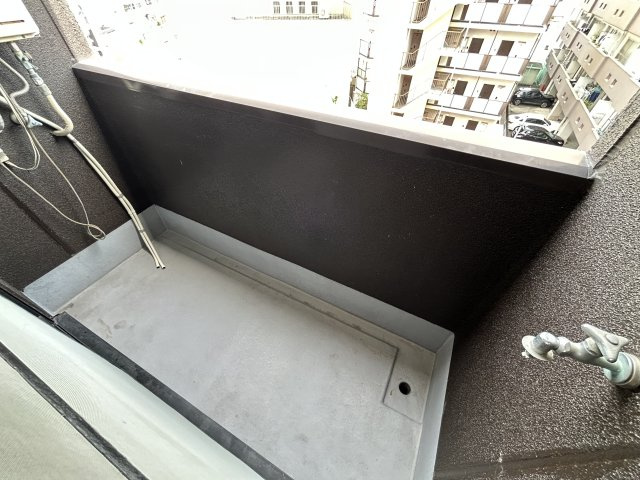 サンキャッスル十三のバルコニー