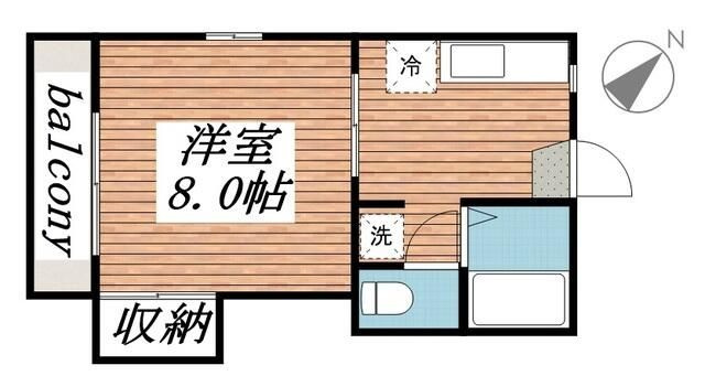 ハイツ創英の間取り