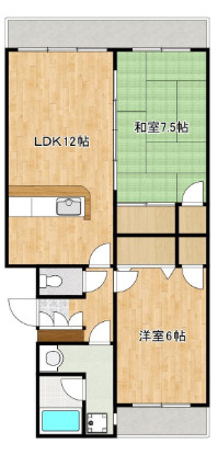 エスペランサ須屋の間取り