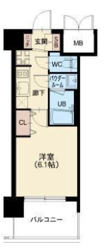 プレサンス神崎川ファインブレスの間取り