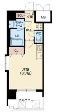 プレサンス神崎川ファインブレスの間取り