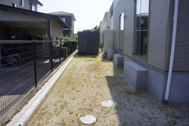 出雲市大津町　新築建売住宅　4棟現場　④号地の庭