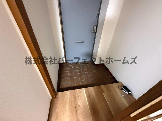 桜木町アパートの玄関|シンプルで使いやすい玄関です