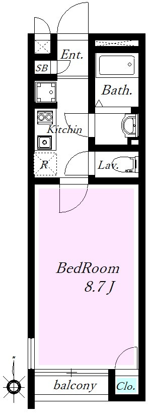クレイノ親明閣の間取り