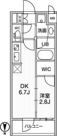 ALTERNA住吉の間取り
