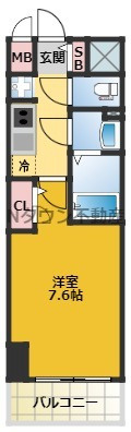 【間取り】 | プレサンスTHE久屋大通レジェンド | 間取りです