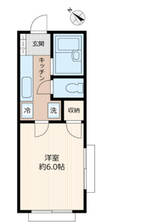 【間取り】 | 枡形ハイツ | 間取りです。