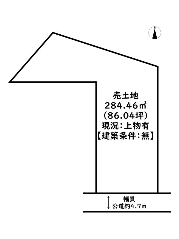 姫路市広畑区才/売土地の土地図