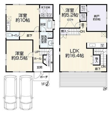 【間取り】 | 藤沢市石川5丁目 中古戸建 全1棟