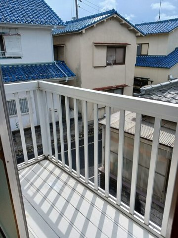 シティハイツ西本Ｂのバルコニー|開放的で明るい空間を演出してくれるバルコニーです