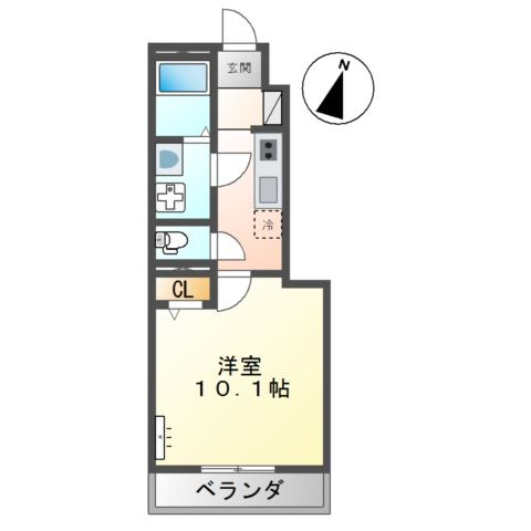グロー蟹原の間取り