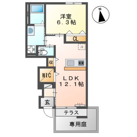 フォルマ Ｂ棟の間取り