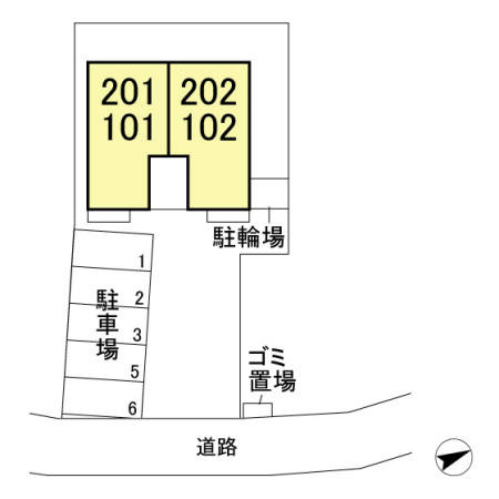グランウェールの区画図