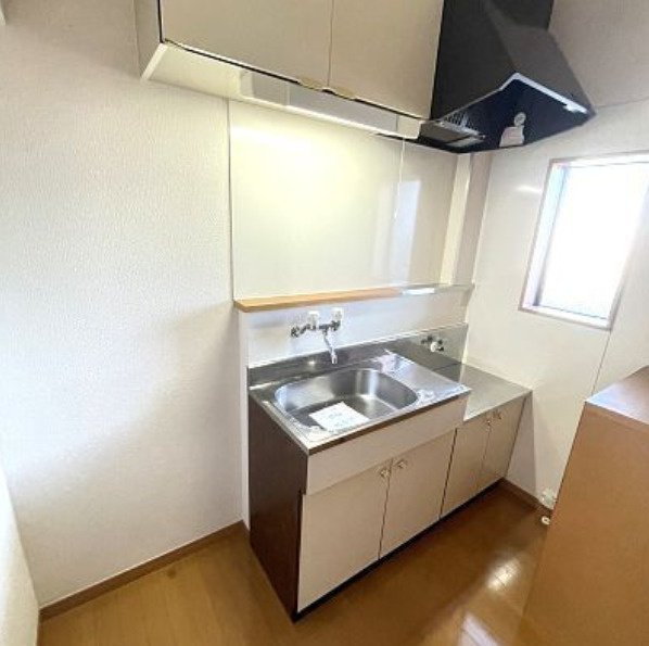 熊本市北区清水東町のアパートのキッチン