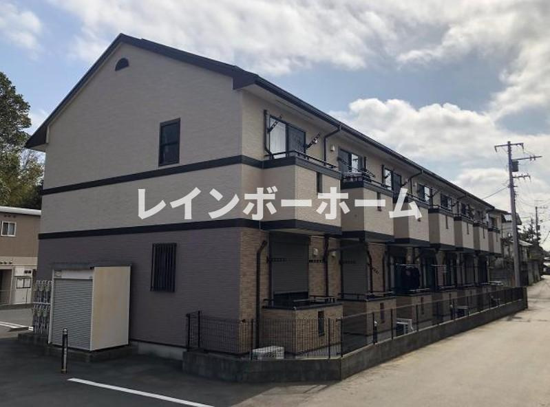 松戸市千駄堀のアパートの外観|おしゃれな外観です