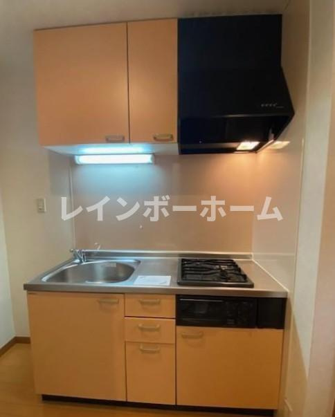 松戸市千駄堀のアパートのキッチン|使いやすいキッチンです