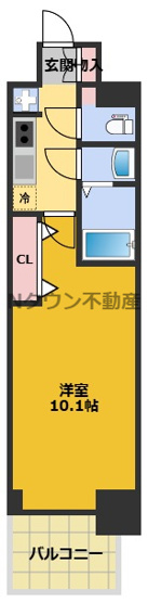 【間取り】 | プレサンス丸の内フォート | 間取りです。