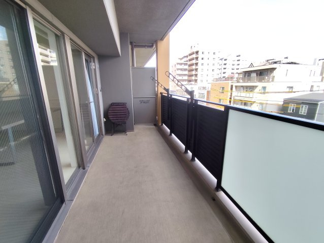 アデニウム新小岩のバルコニー