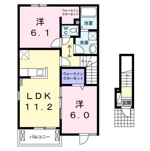【間取り】 | ワーズ・ワースⅠ号館