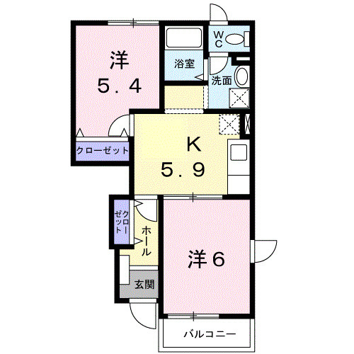 【間取り】 | ネイチャーフィールドＡ