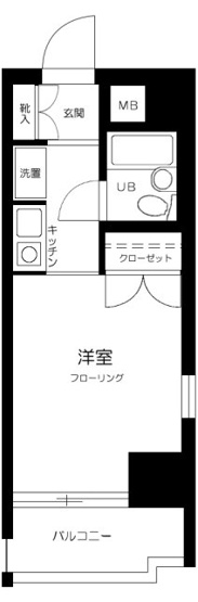 【間取り】 | スカイコート大森第４