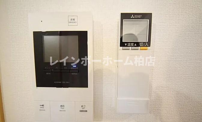 特典：仲介手数料が無料です!!のセキュリティ|モニタ付インターホンです