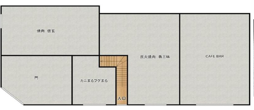 タカラビルの間取り|１階