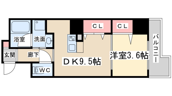 【間取り】 | ラグレース天六