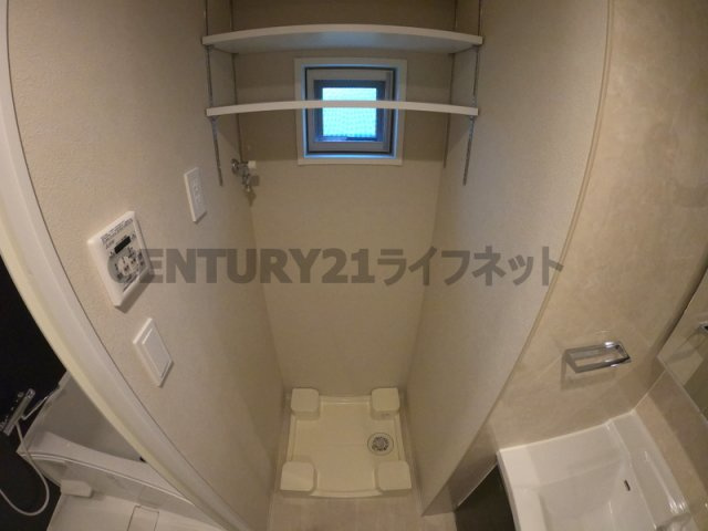 【設備】 | ラグレース天六 | 洗濯機置場です。