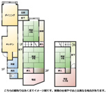 富津市湊　ウッドデッキ　3LDKの画像