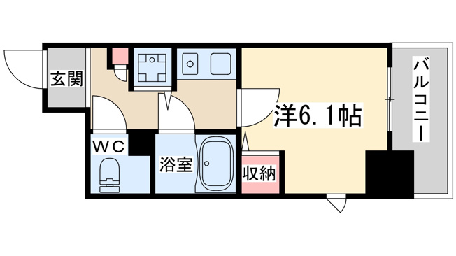【間取り】 | リーガル西天満