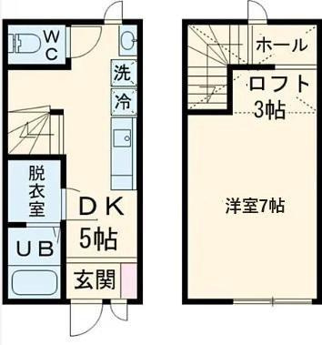 LOFT SOLALA　A棟の間取り