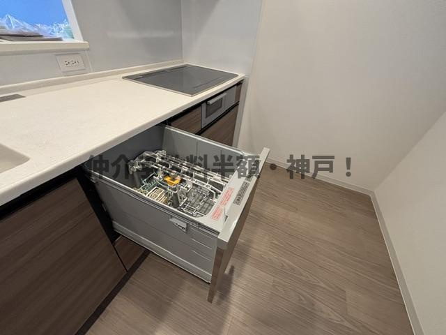アルファスマート神戸狩口台　仲介手数料半額！のキッチン|食洗器完備です