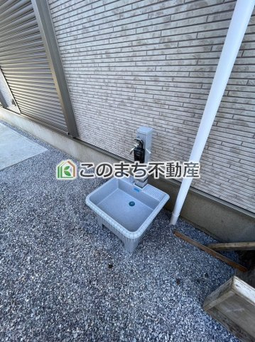 ブルーミングガーデン宇都宮市下岡本町ネオユニバースの設備|外水栓はアウトドアやガーデニング、車のお手入れにも活躍します。