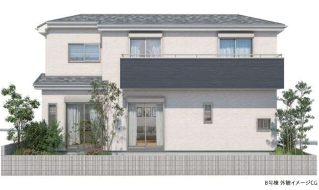 【外観】 | 【仲介手数料２６０万円ＯＦＦ！】■喜多見小２分■ＺＥＨ（省エネ）水準住宅■ | 完成イメージ（Ｂ号棟７，９８０万円）
決算特別キャンペーン！
家計応援サービスの限界に挑戦中！
「物件概要」の「諸費用」欄をご覧下さい！
■喜多見小２分
■ＺＥＨ（省エネ）水準住宅
■バス便利