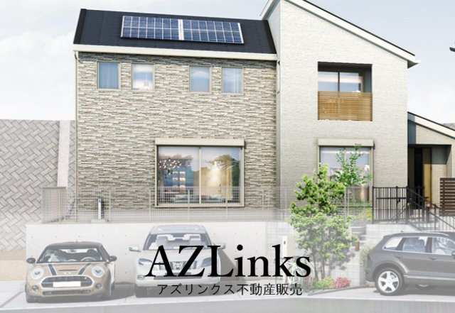 四街道市もねの里４丁目の外観パース|完成イメージパースです。実際とは異なる場合がございます。