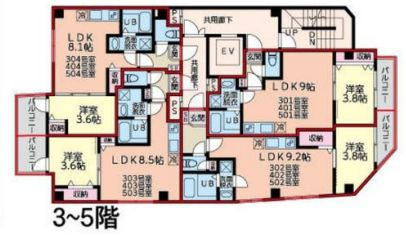 ＥＰガーデン本中山の間取り
