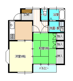 【間取り】 | 市川ハイツ