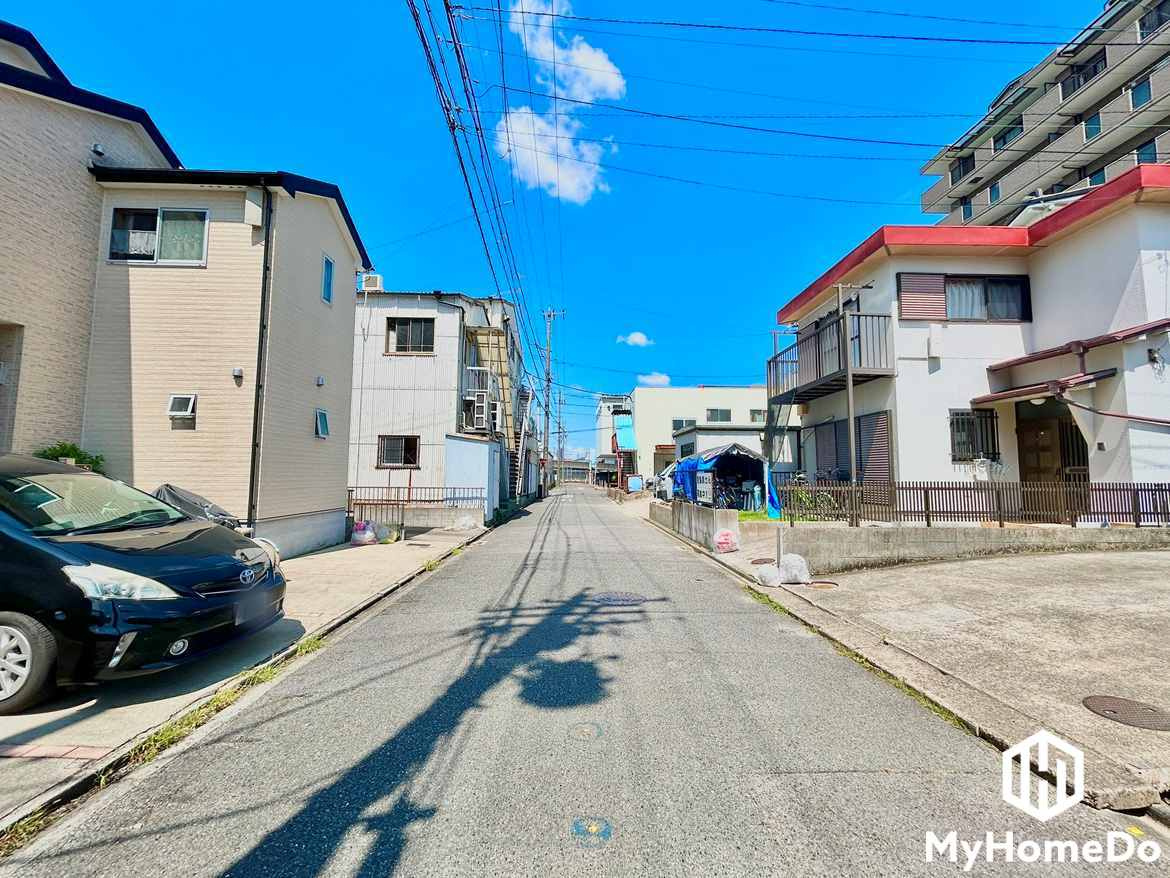 守山区新守山　1期の前面道路含む現地写真