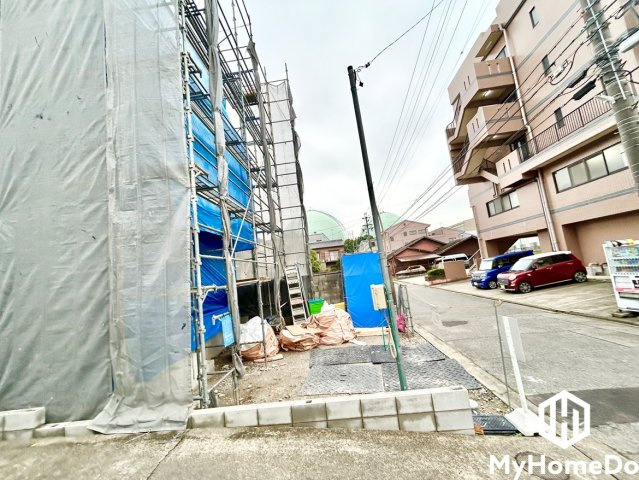 守山区新守山　1期の前面道路含む現地写真