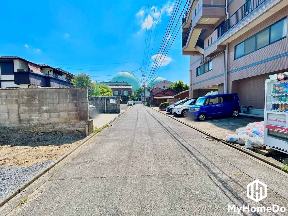 守山区新守山　1期の前面道路含む現地写真