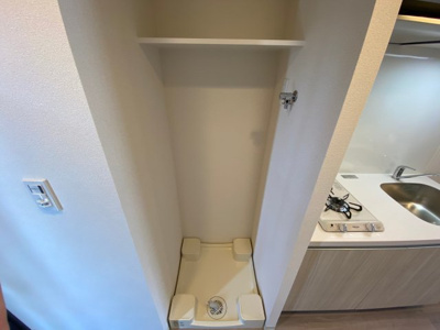 【設備】 | プレサンス鶴舞パーク＆ステーション | 洗濯機置き場です。