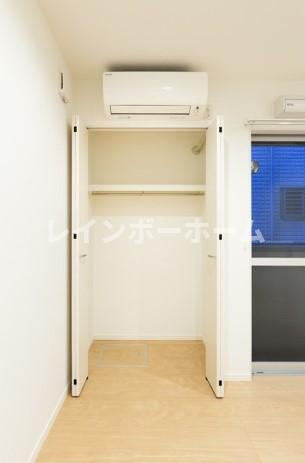 仲介手数料（賃料の1.10ヵ月）の50％OFF対象物件！の収納|大きなものも収納できそうです