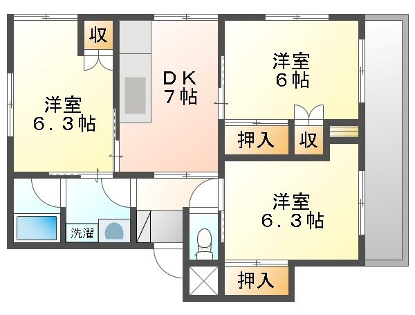 【間取り】 | ルネ津島