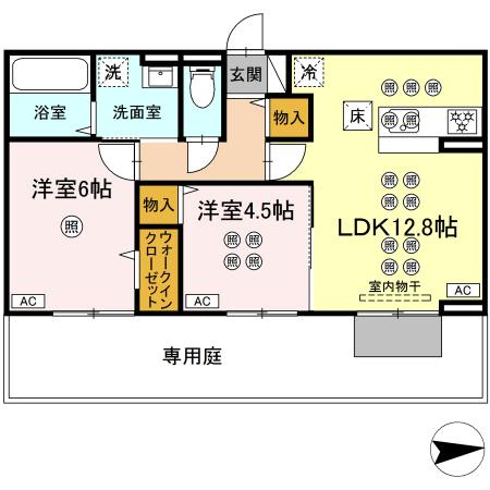 【間取り】 | トリシア上中野