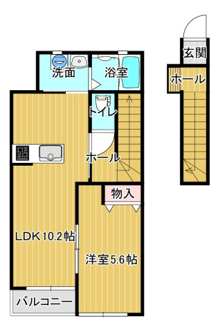 【間取り】 | シェルメール庭瀬