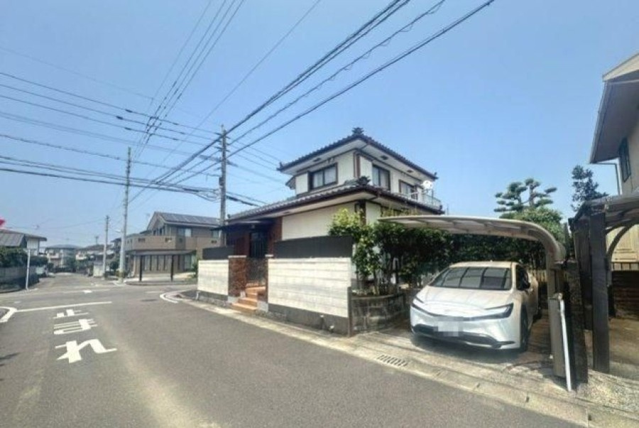 清武町加納甲の前面道路含む現地写真